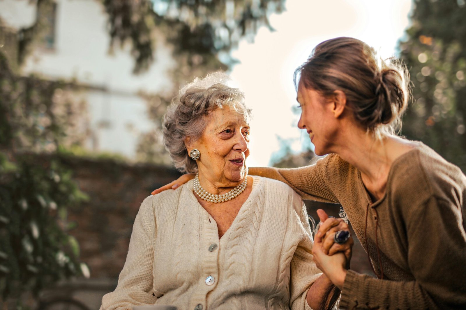 Love and Care - Elderly mother and daughter